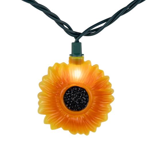 10ct. Sunflower Patio String Lights